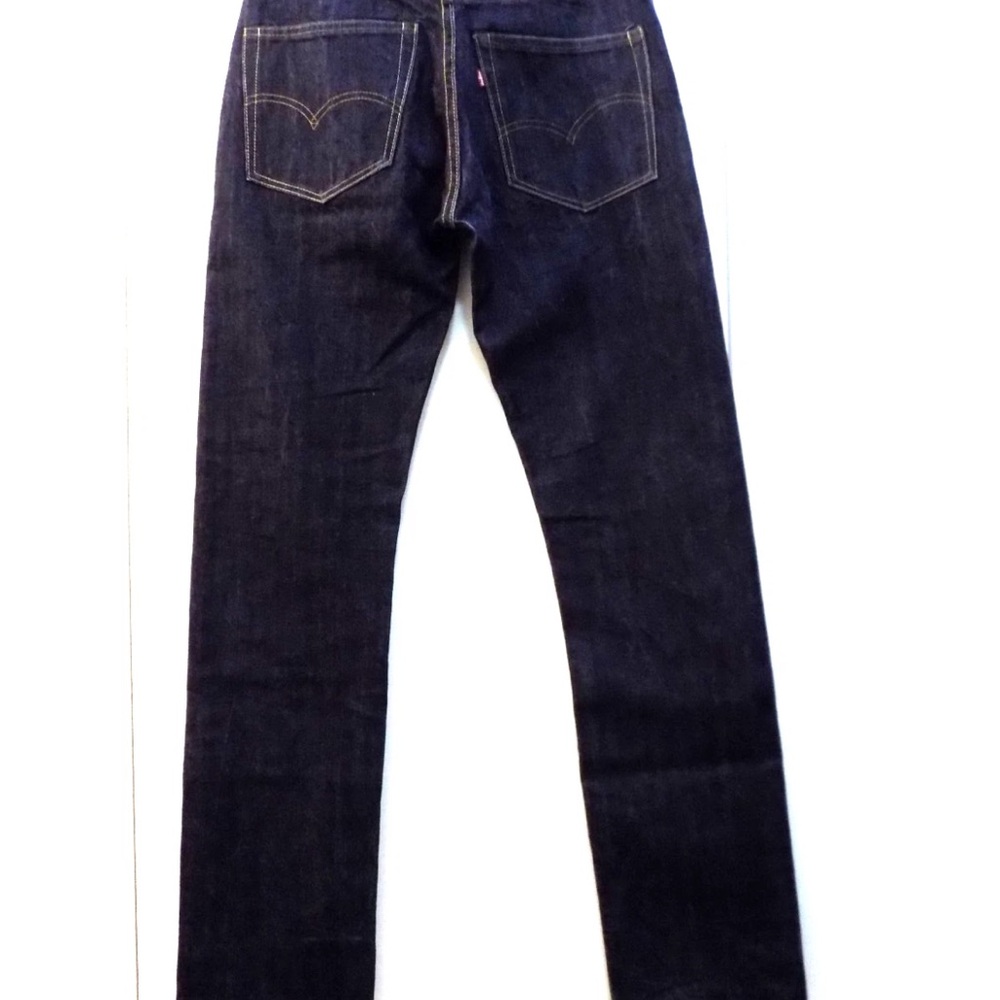 Vintage LVC 1960s LEVIS 505 0217 Big-E Redline Selvage Dark Indigo Jeans 31 x 34 - Picture 10 of 13